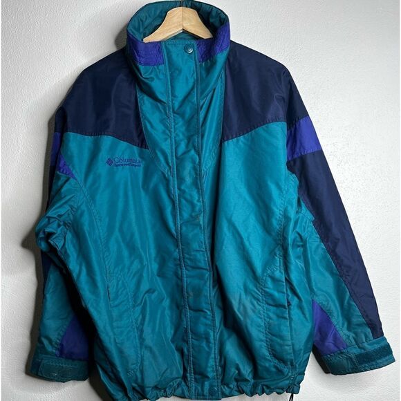 Vintage Columbia bugaboo full zip jacket women’s size small blue - Picture 1 of 13